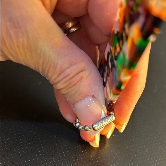 Coach Multicolor Key Holder - Picture 2 of 7